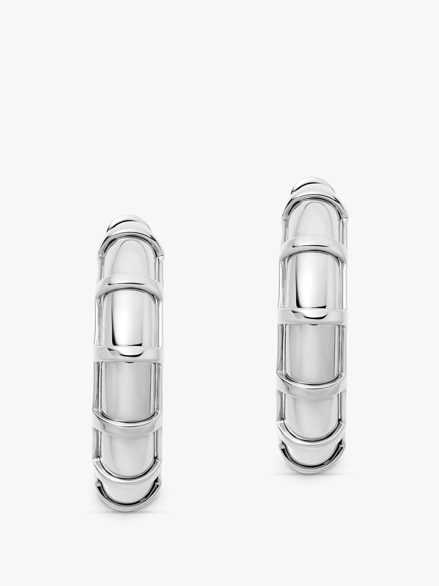 Links of London Medium Circle Hoop Earrings, Silver