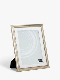 John Lewis Ribbed Certificate/Diploma Photo Frame & Mount, A4 (21 x 30cm), Champagne, Champagne