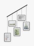 Umbra Exhibit Multi Hanging Photo Frame Display, 5 Photo