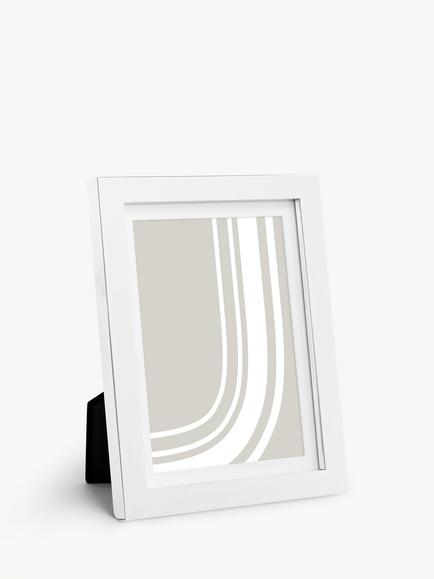 John Lewis Box Photo Frame, Silver Plated, 
