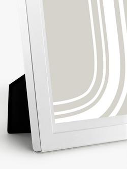 John Lewis Box Photo Frame, Silver Plated - view 2, 