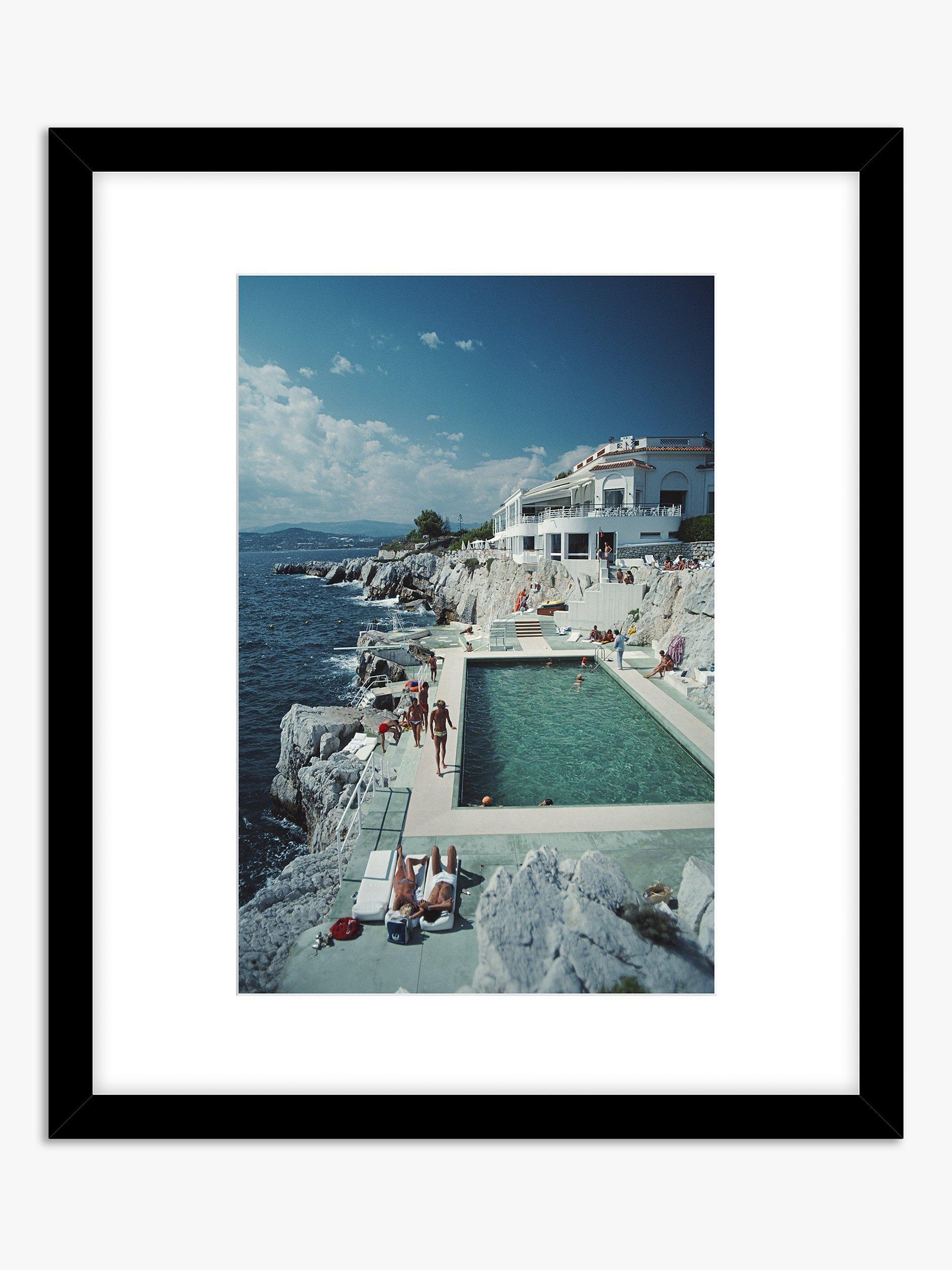 Getty Images Gallery - Slim Aarons 'Hotel Du Cap Eden-Roc' Wood Framed Print & Mount, 64.5 x 54.5cm