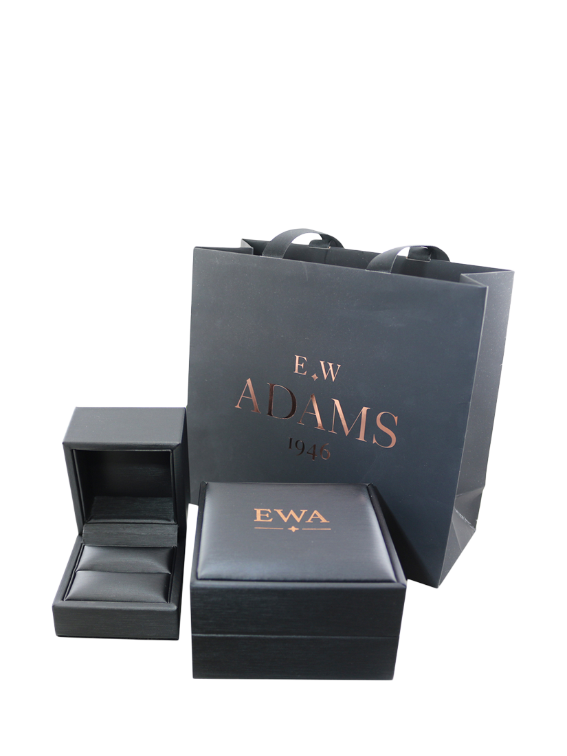 Product image 4 of 4, which shows E.W Adams 9ct Yellow Gold Freshwater Pearl Pendant Necklace, White