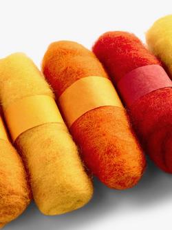 Habico Wool Felting Tops, Pack of 5, 113g - view 2, Yellow