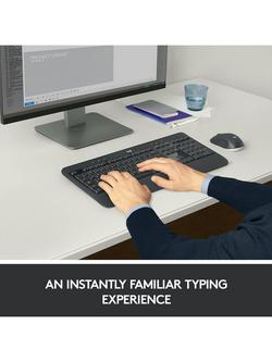 Logitech MK540 Wireless Keyboard and Mouse, Black - view 2, Black