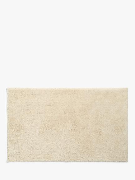 John Lewis Non Slip Cotton Bath Mat, Linen