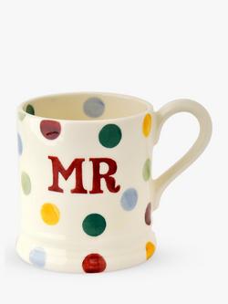 Emma Bridgewater Polka Dot Mr & Mrs Mugs, Set of 2, 300ml, Multi - view 2, Multi