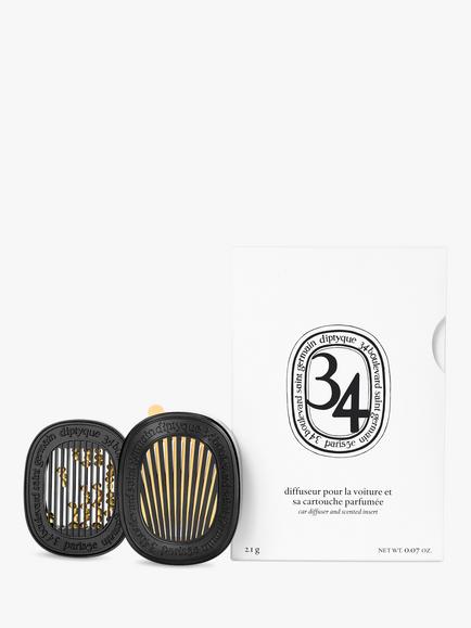 Diptyque Car Diffuser with 34 Boulevard Germain Insert, 2.1g, 