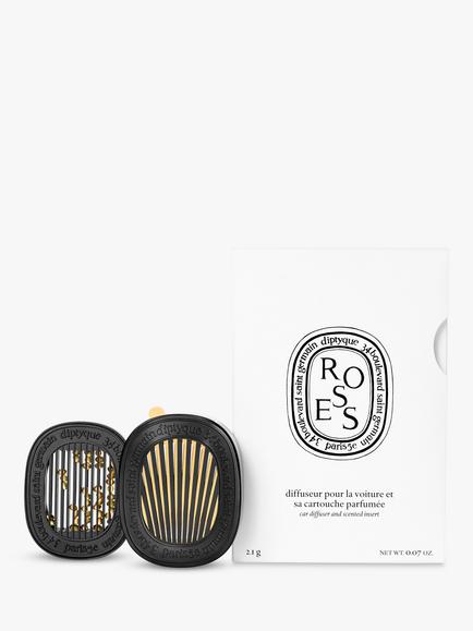 Diptyque Car Diffuser with Roses Insert, 2.1g, 