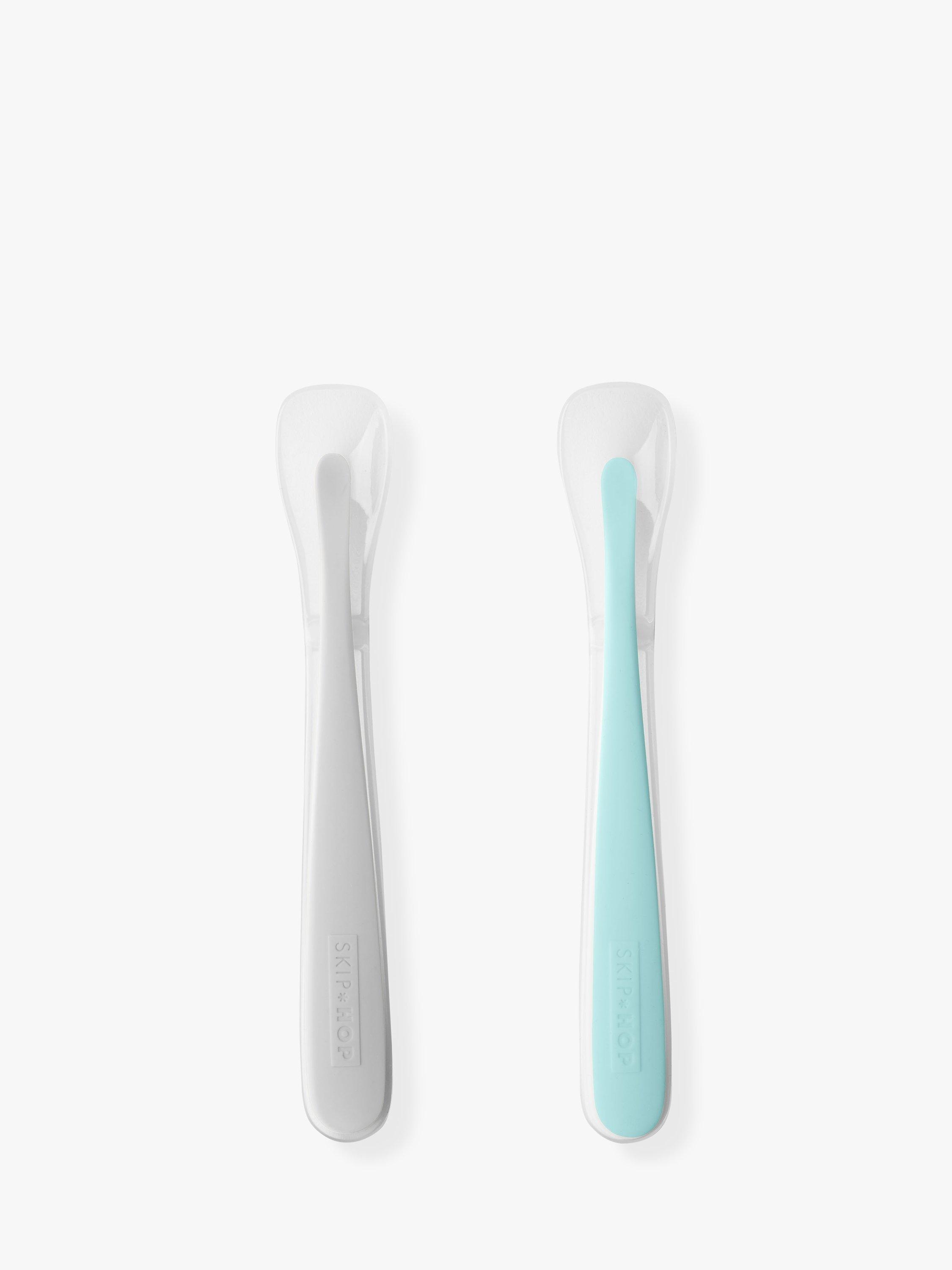 Skip Hop Easy Feed Spoons, Pack of 2, Grey/Teal