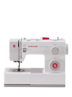 Singer Heavy Duty 5523 Sewing Machine, White, White