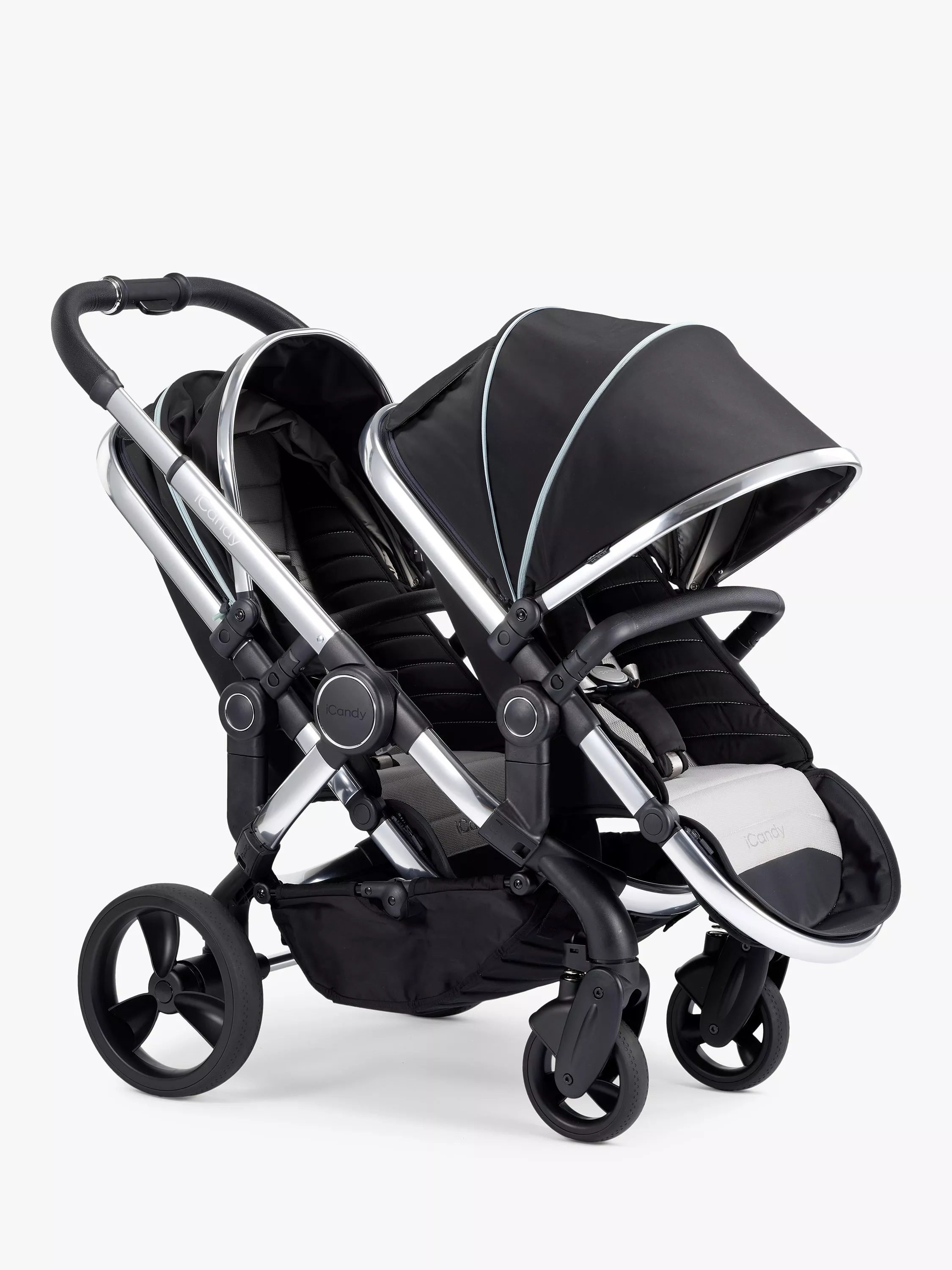 iCandy Peach Double Chrome Pushchair Beluga