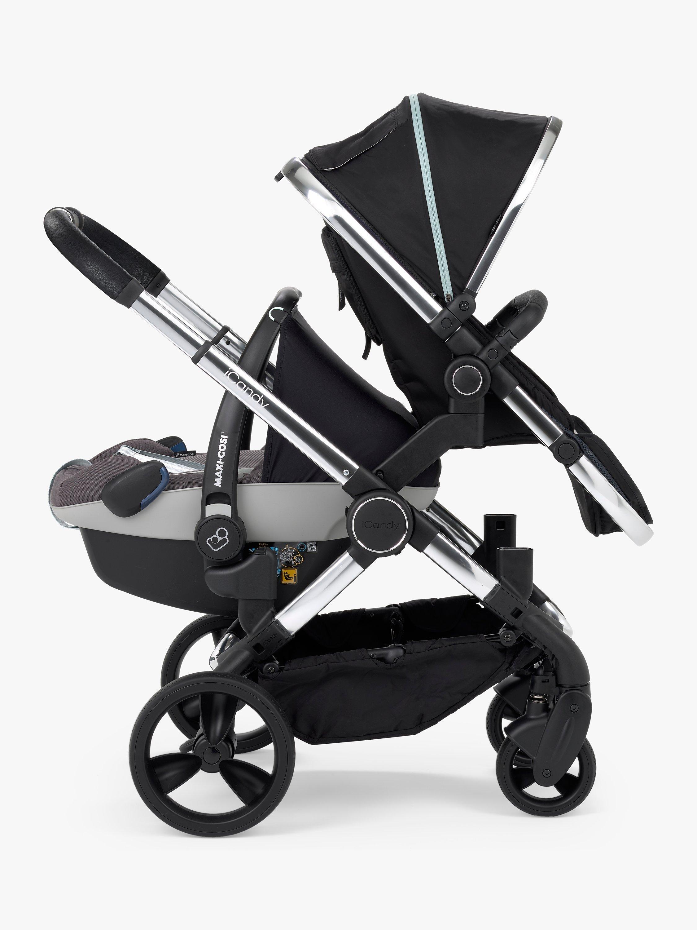 iCandy Peach Double Chrome Pushchair Beluga