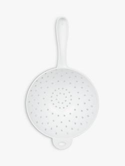 John Lewis Plastic Colander, 20cm, White - view 2, White