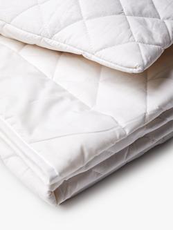 John Lewis Children's Natural Wool Single Duvet and Pillow Set, 300g, 5-7 Tog, White