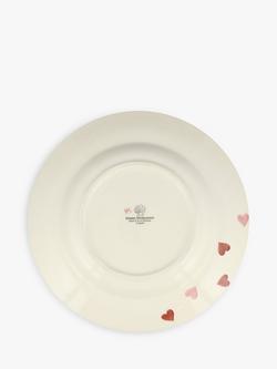 Emma Bridgewater Pink Hearts Dinner Plate, 27cm, Pink/Multi - view 2, Pink/Multi