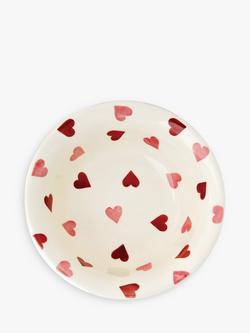 Emma Bridgewater Pink Hearts Cereal Bowl, Pink/Multi, 16.9cm - view 2, Pink/Multi