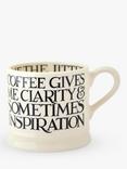 Emma Bridgewater Black Toast Small Mug, 175ml, Black/White