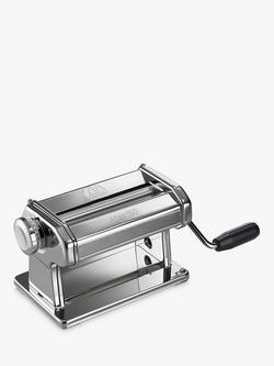 Marcato Atlas 150 Wellness Roller Pasta Machine, Silver, Silver