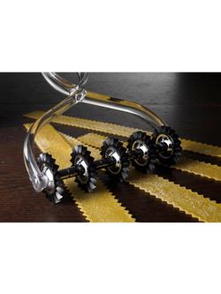 Marcato Pastabike Adjustable Pasta Wheel Cutter, Black - view 2, Black