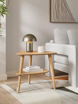 John Lewis Grayson Side Table - view 2, Oak