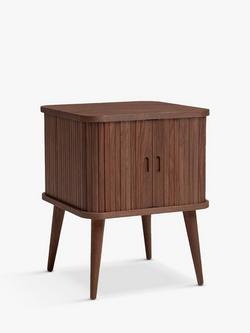 John Lewis Grayson Small Storage Side Table, Dark