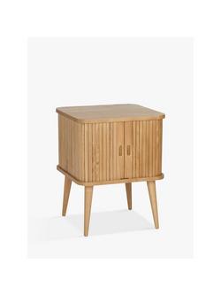 John Lewis Grayson Small Storage Side Table, Oak