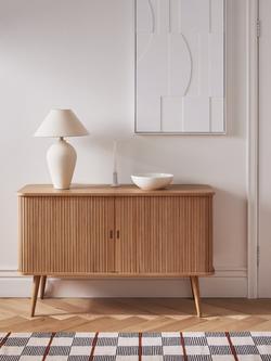John Lewis Grayson Storage Sideboard - view 2, Oak
