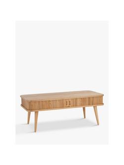 John Lewis Grayson Storage Coffee Table, Oak