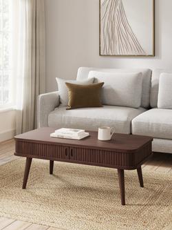 John Lewis Grayson Storage Coffee Table - view 2, Dark