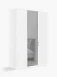 John Lewis Elstra 150cm Mirrored 3 Hinged Doors Wardrobe