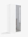 John Lewis Elstra 100cm Wardrobe Right-Hand Mirrored Hinged Door