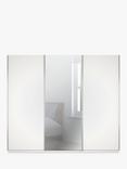 John Lewis Elstra 250cm Wardrobe Mirrored Sliding Door