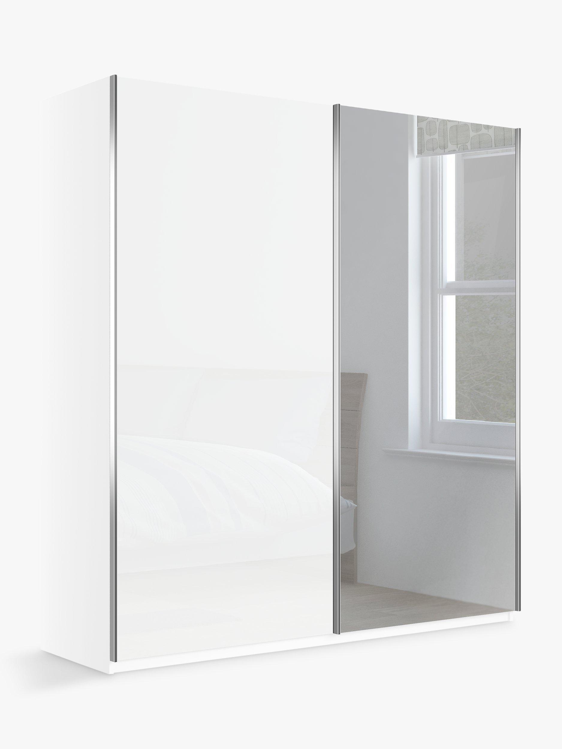 John lewis mirrored wardrobe discount