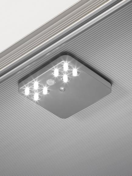 John Lewis Wardrobe Motion-Sensitive Internal LED Lights, Set of 2, Silver