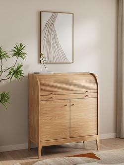 John Lewis Grayson Bureau - view 2, Oak