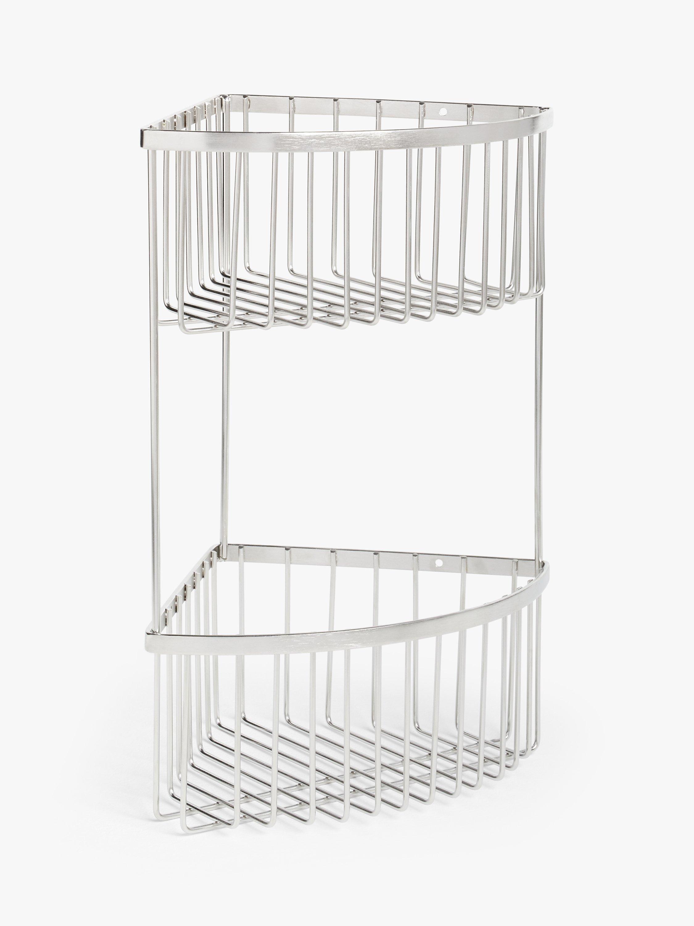 John Lewis Deep Double Corner Shower Basket