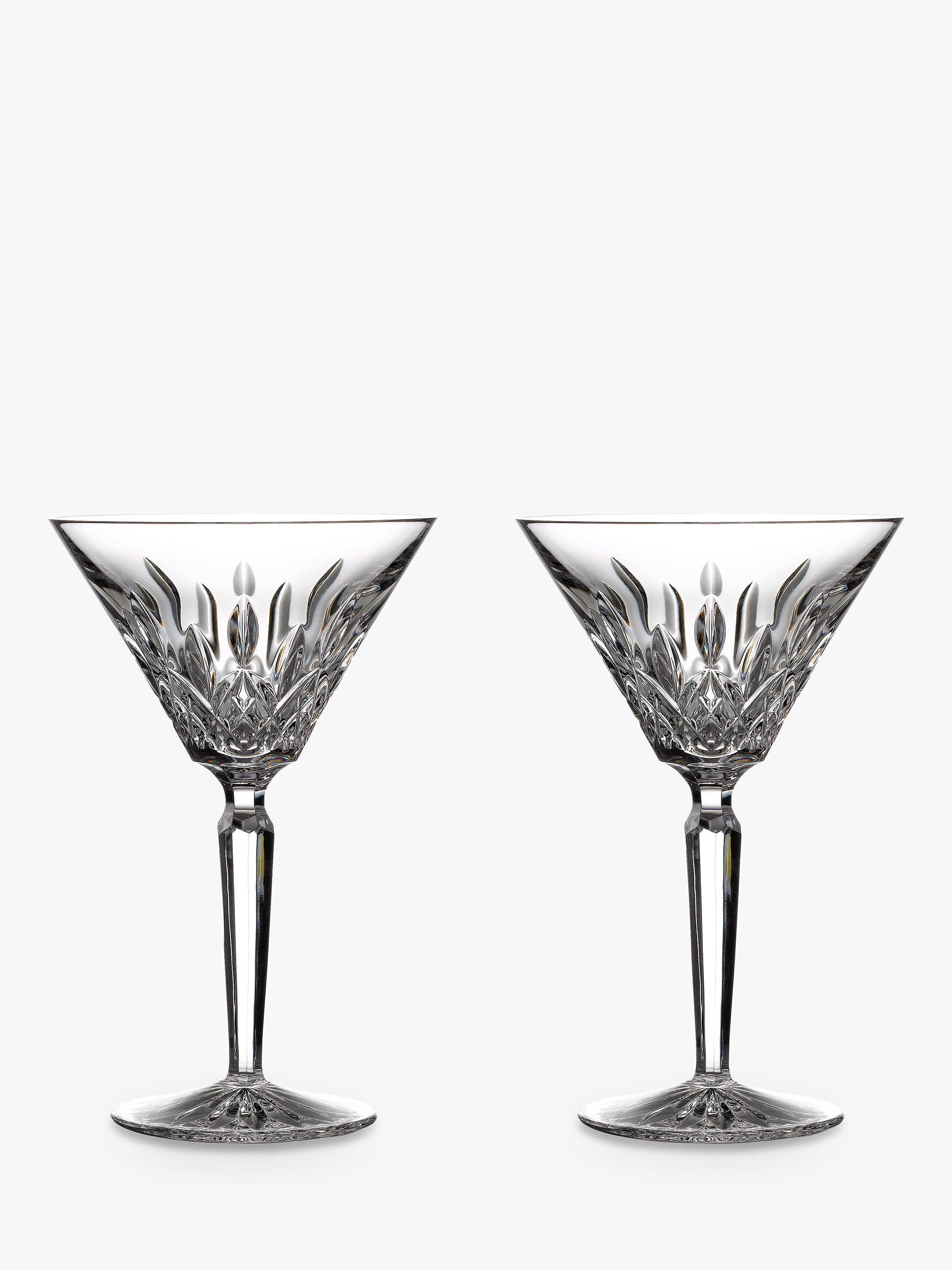 Waterford Crystal Cut Glass Lismore Cocktail Glasses, 125ml, Set of 2, Clear