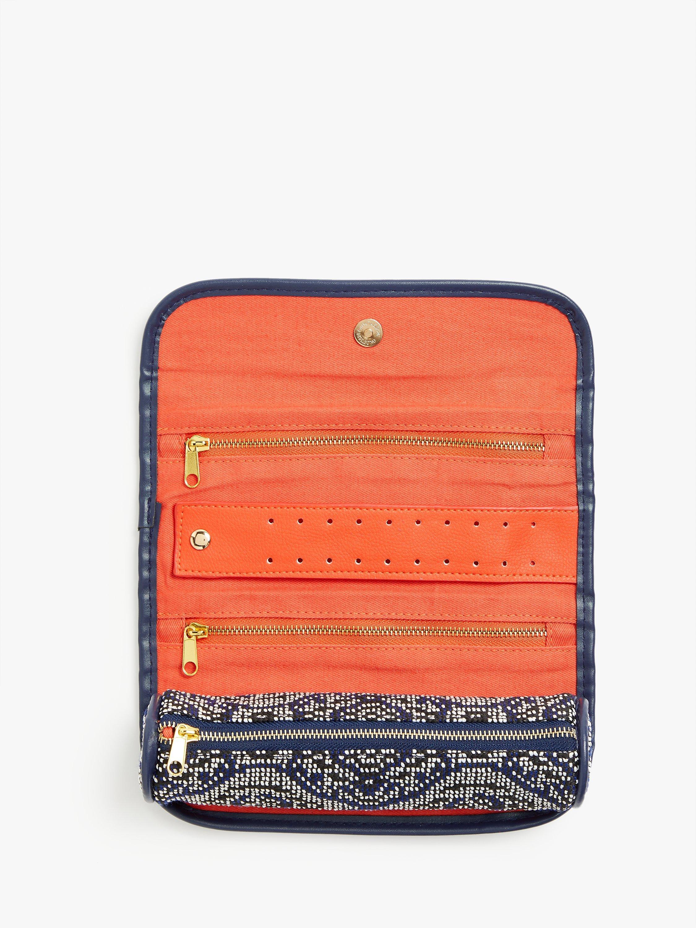 John Lewis & Partners Woven Jewellery Roll