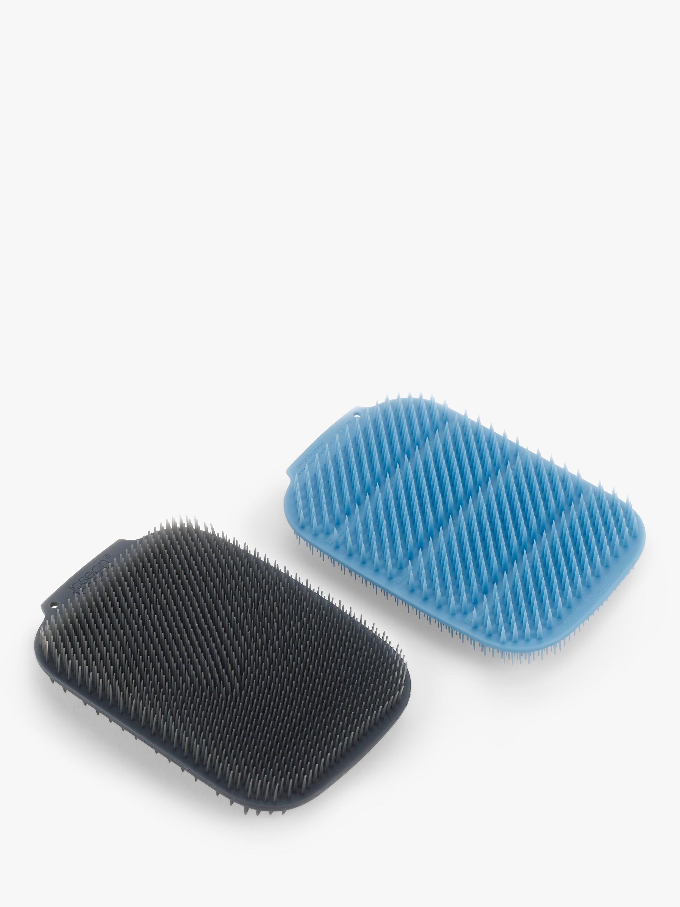 Joseph Joseph CleanTech Washing Up Scrubber, Pack of 2, Blue