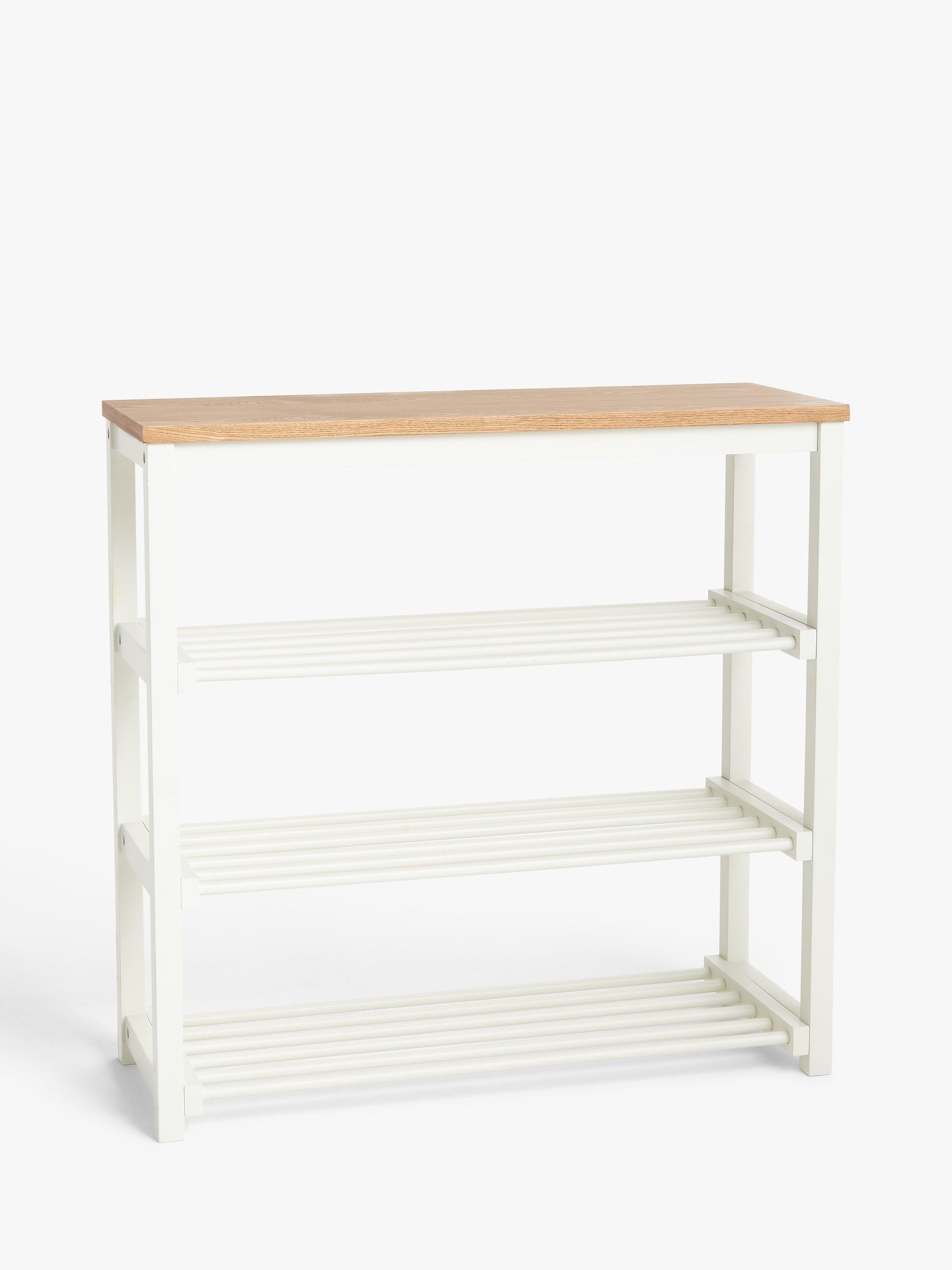 4 tier shoe rack white sale