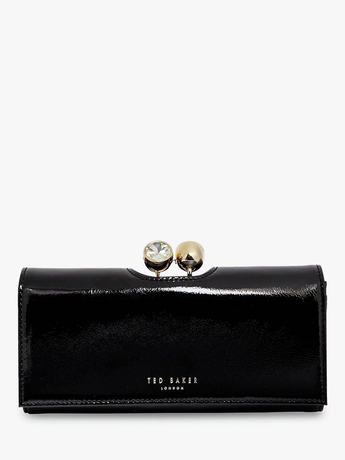 Product image 1 of 4, which shows Ted Baker Elador Matinee Leather Purse, Black