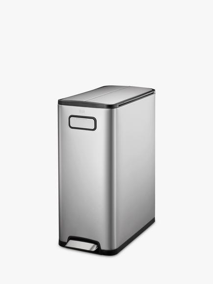 EKO Ecofly Pedal Bin, 30L, Silver