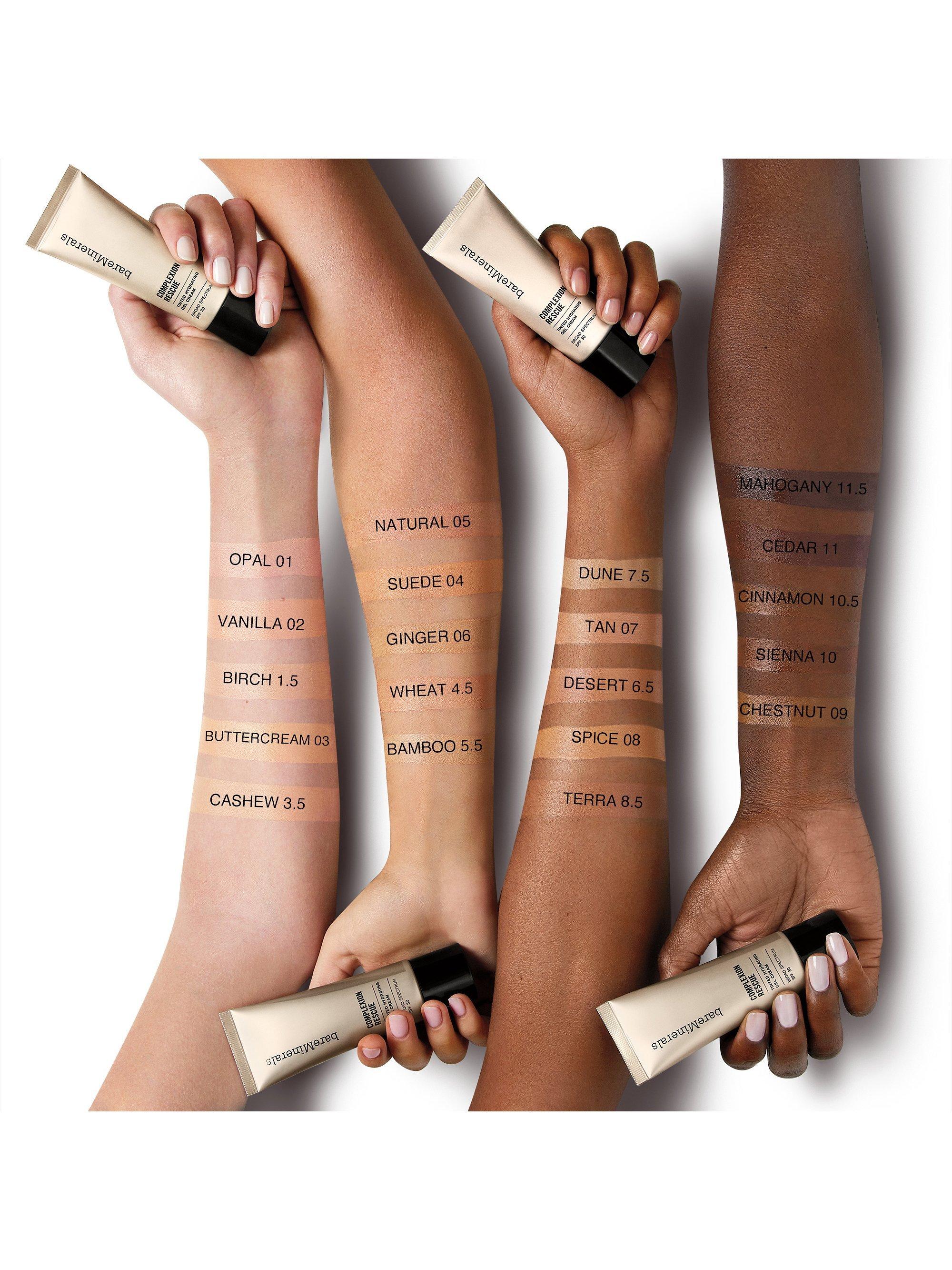 Product image 4 of 7, which shows bareMinerals COMPLEXION RESCUE Tinted Hydrating Gel Cream SPF 30, Sienna