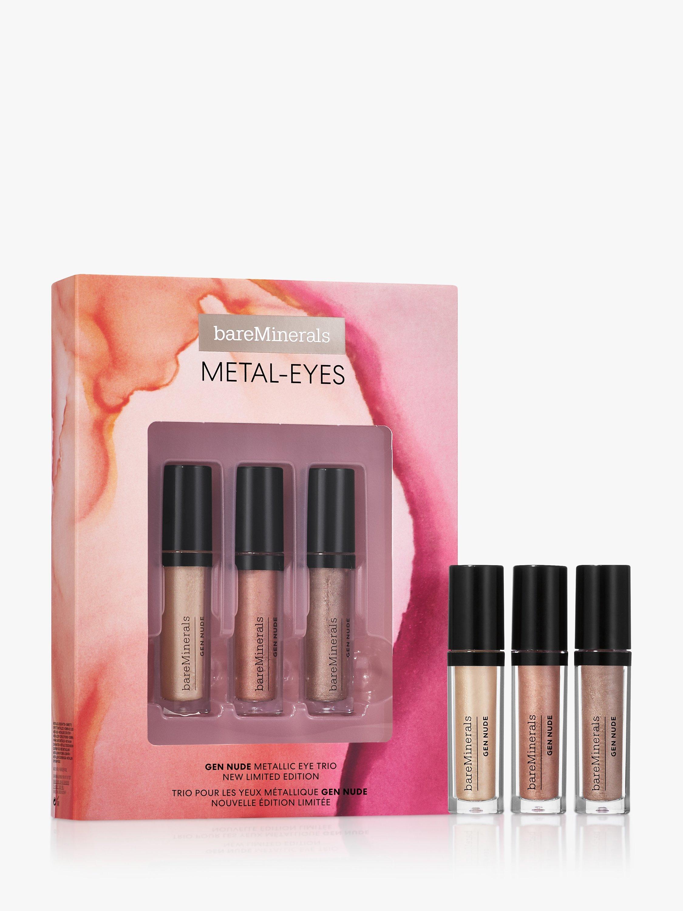 bareMinerals Metal Eyes GEN NUDE Metallic Eye Trio Makeup Gift Set