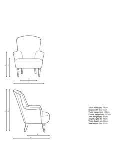 John Lewis Fireside Armchair - view 2, 