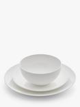Royal Worcester Serendipity Bone China Dinnerware Set, 12 Piece, White