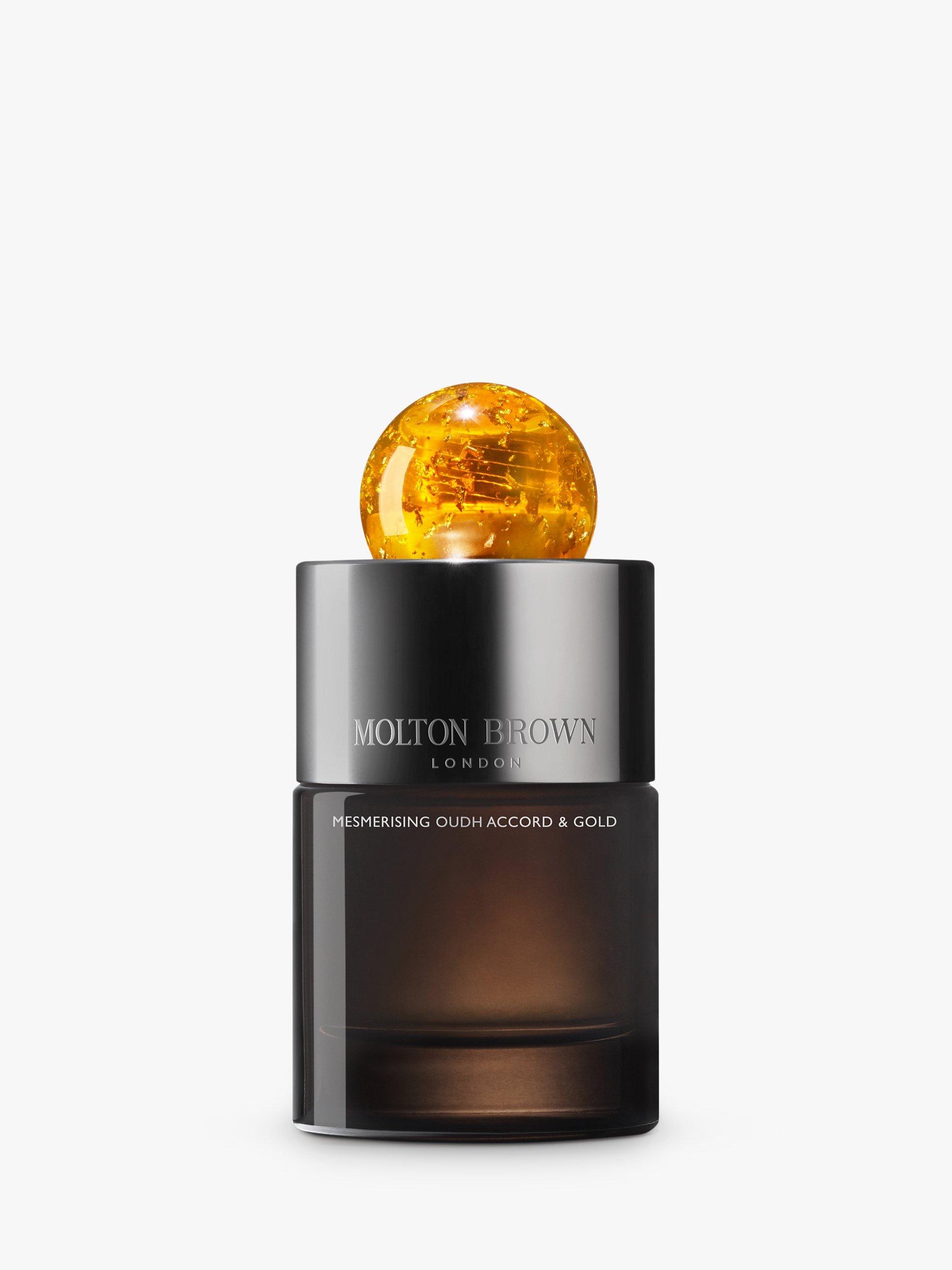 Product image 1 of 3, which shows Molton Brown Mesmerising Oudh Accord & Gold Eau de Parfum, 100ml