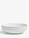 John Lewis Dine Coupe Pasta Bowls, Set of 4, 24.5cm, White