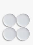 John Lewis Dine Coupe Side Plates, Set of 4, 22cm, White